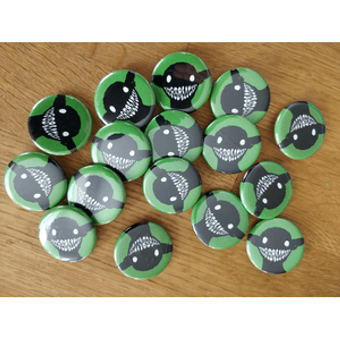 Hovedbilde Mörk Borg RPG Goblin Gonzo Badge MOQ2