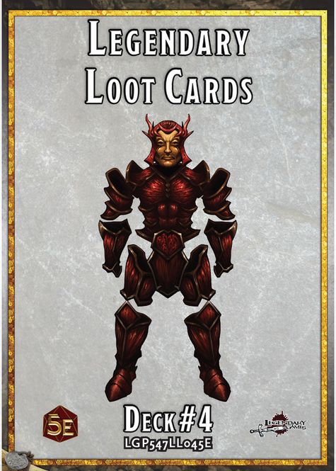Hovedbilde Legendary Loot Cards: Deck #4 (5E)