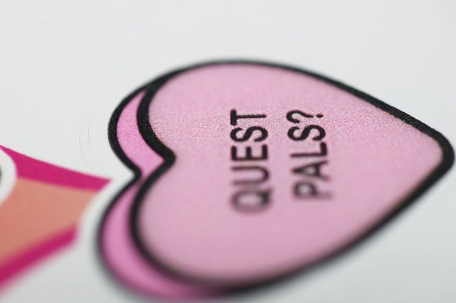 Hovedbilde Candy Hearts 2 Sticker Sheet MOQ2