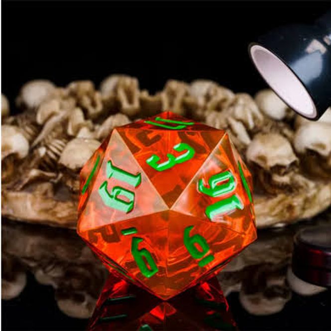 Hovedbilde 55mm Titan D20 Sharp Edge Jack-O-Lantern