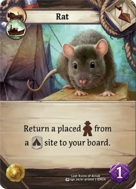 Hovedbilde Lost Ruins of Arnak Rat Promo Card