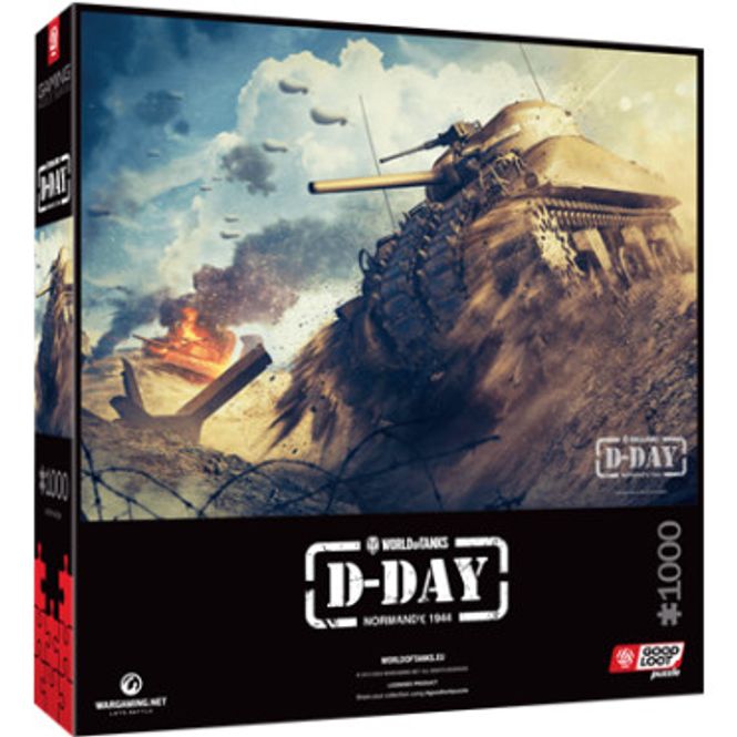 Hovedbilde World of Tanks D-Day Puzzle 1000 pieces