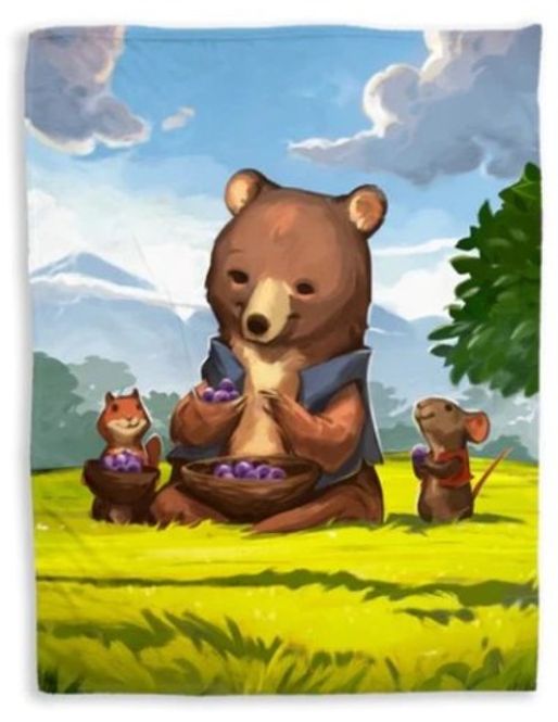 Hovedbilde Everdell Cozy Critters Blanket Berry Bear