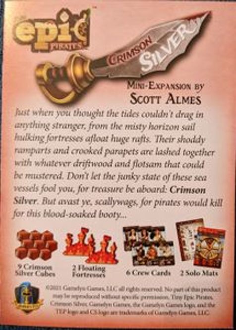 Hovedbilde Tiny Epic Pirates Crimson Deluxe Kickstarter ...
