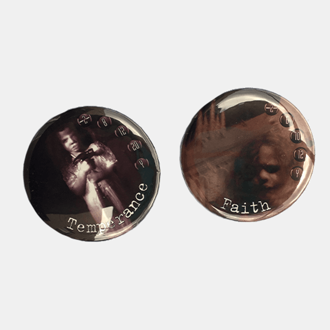Hovedbilde Lunch Money Button Men Faith & Temperance