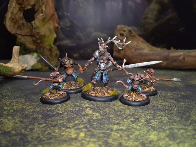 Hovedbilde ArcWorlde Beastfolk Starter Warband Box (Metal)