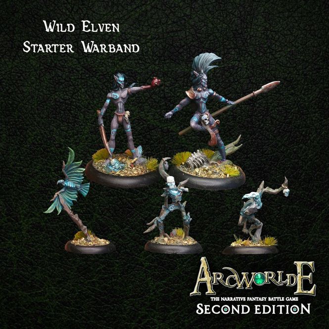 Hovedbilde ArcWorlde Wild Elven Starter Warband Box (Metal)