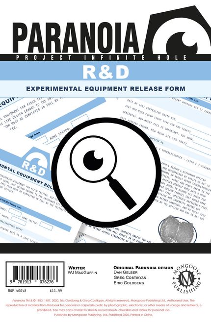 Hovedbilde Paranoia: The R & D Experimental Equipment ...