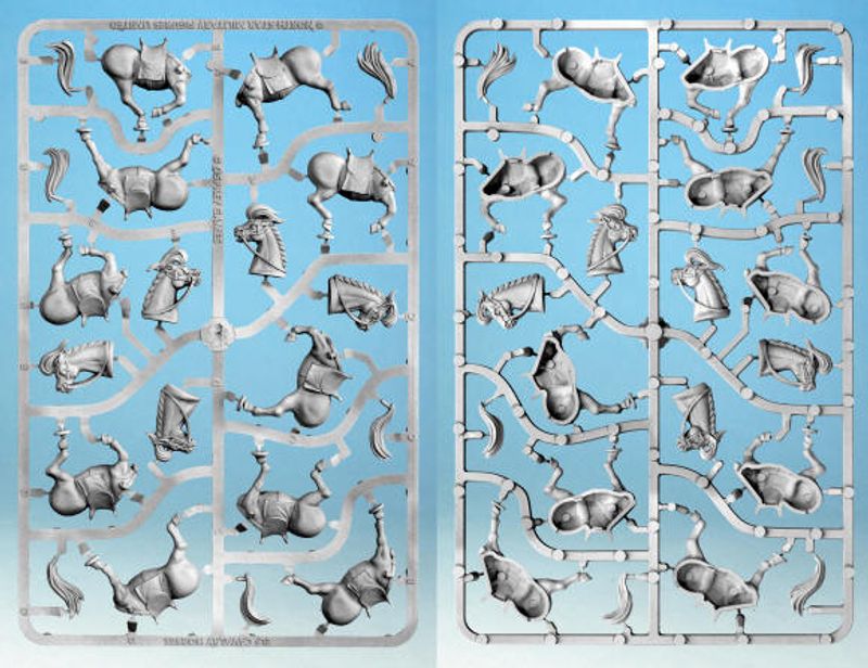 28mm Fantasy Oathmark Elf Cavalry